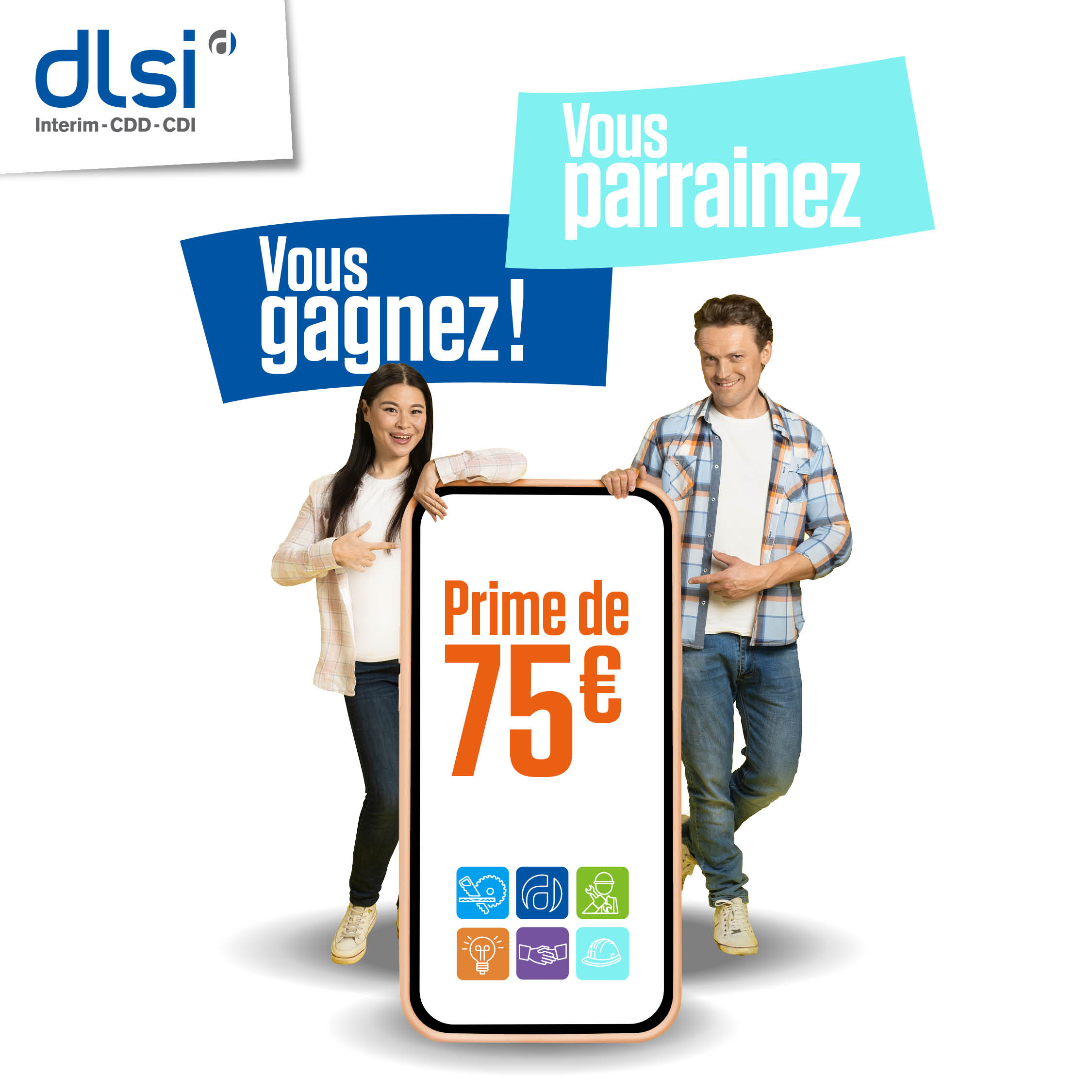 Vous parrainez, vous gagnez ! | DLSI Emploi