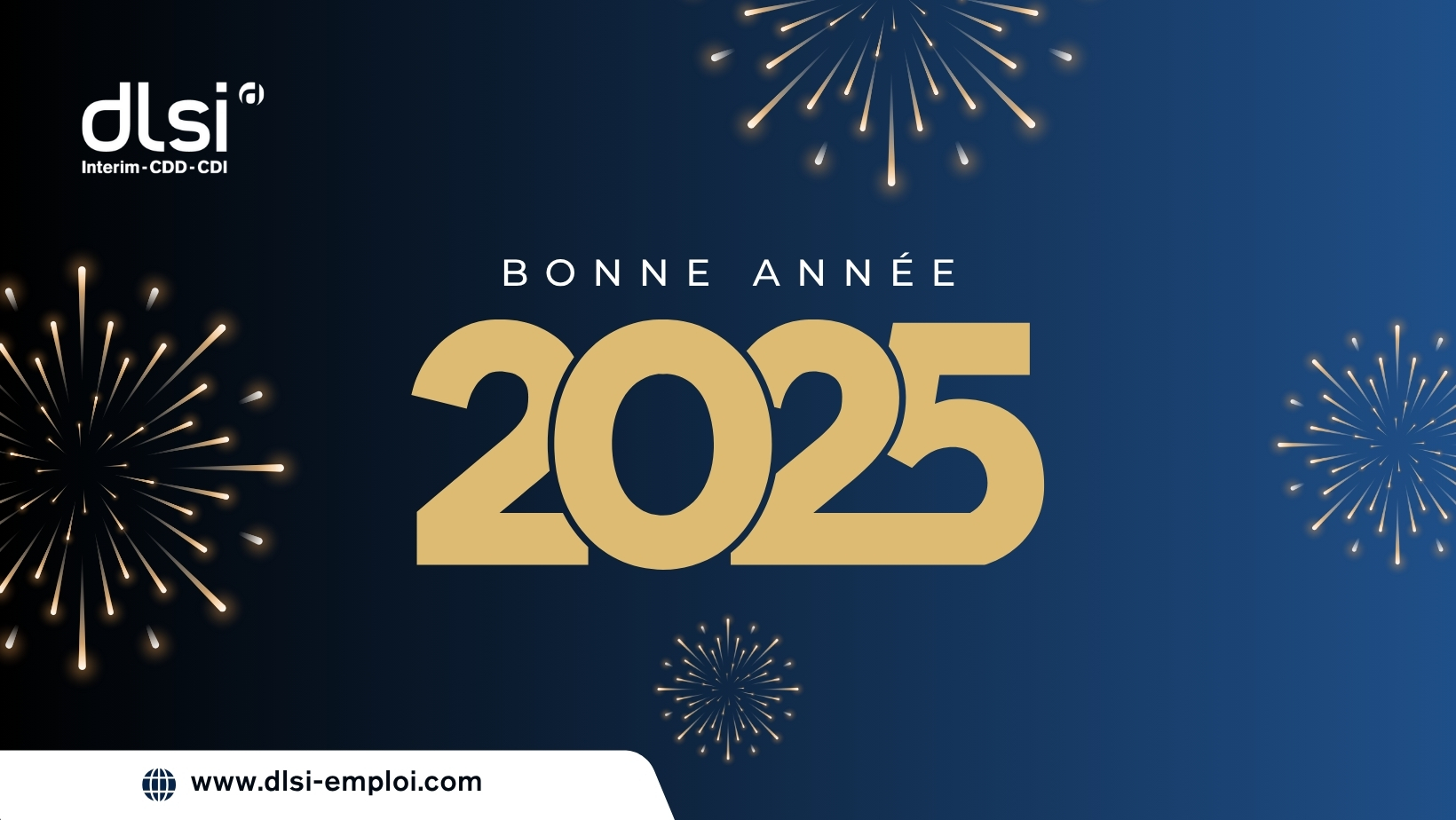 Bonne année 2025 ! | DLSI Emploi